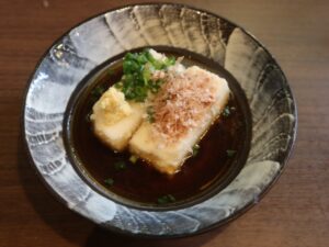 揚げ出し豆腐 つくば温泉 喜楽里別邸にて