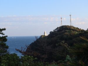 伊豆 石廊崎 石廊崎灯台 ゲストハウス付近からの眺め