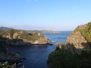 伊豆 石廊崎 石廊崎灯台からの眺め 東側