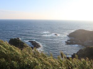 伊豆 石廊崎 石廊崎灯台からの眺め 西側