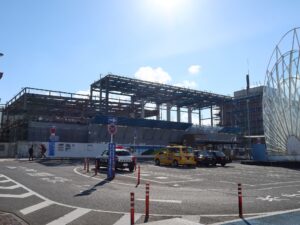 JR山陰本線 米子駅 駅舎建設中