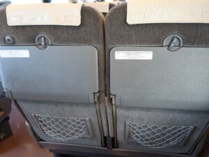 JR山陰本線 キハ187系 特急スーパーまつかぜ シート背面 鳥取駅にて撮影