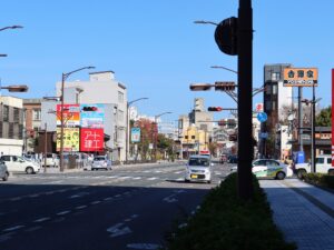 米子 国道9号線 加茂町1丁目交差点付近