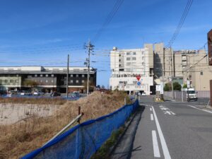 米子 皆生温泉 温泉街入り口