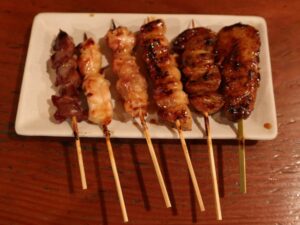 焼き鳥盛り合わせ6本 鳥取 とっ鳥屋にて