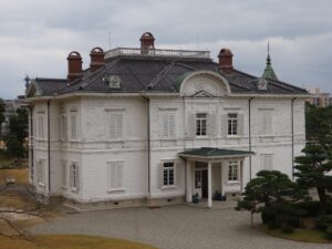 久松公園 鳥取城跡 仁風閣 斜め上から撮影