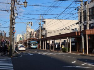 鳥取 県道291号線 末広温泉町交差点
