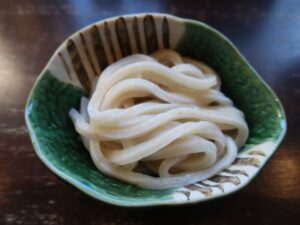 もつ鍋 〆のうどん 熊谷天然温泉 花湯スパリゾートにて