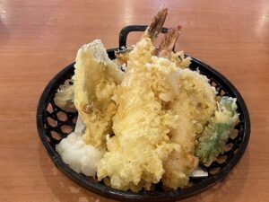 天ぷら盛り合わせ 浅草ROX まつり湯にて