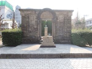 鹿児島 ザビエル公園 フランシスコ・ザビエル聖師滞麑記念碑