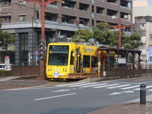 鹿児島市電 市役所前電停