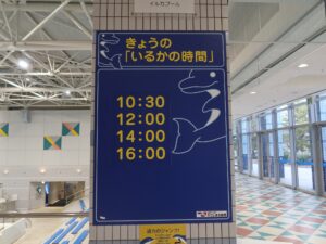いおワールド かごしま水族館 きょうの「いるかの時間」