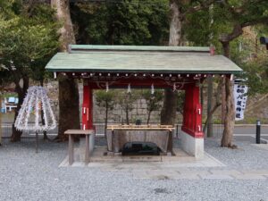 鹿児島 祇園之洲公園 八坂神社 手水舎