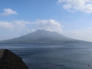 桜島 琉球船の目印松付近から撮影