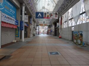 鹿児島 天文館 天文館本通り アーケード街の中