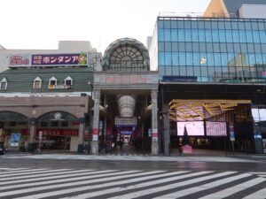 鹿児島 天文館 天文館G3アーケード 電車通り側の入口
