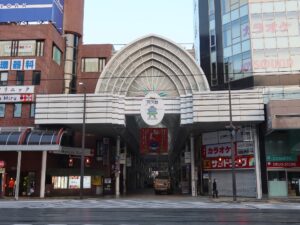 鹿児島 天文館 天文館本通り 電車通り側の入口