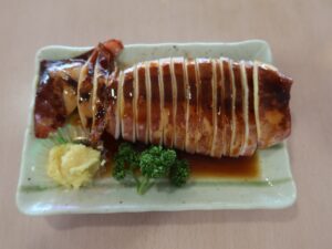 いかの丸焼き 太平洋健康センター 勿来温泉 関の湯にて