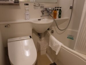 アパホテル 名古屋栄北 シングルルーム ユニットバス