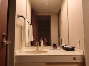 ドーミーイン熊本 セミダブルルーム 洗面台