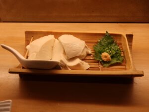 自家製すくい豆腐 西銀 ぼたんにて