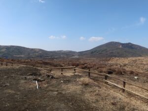 阿蘇山 杵島岳 阿蘇山上ターミナルから撮影