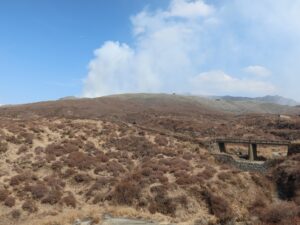 阿蘇山 中岳 阿蘇山上ターミナルから撮影