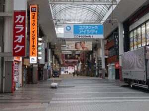 熊本 繁華街 下通アーケード アーケード内