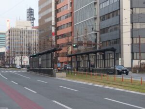 熊本市交通局 熊本城・市役所前電停