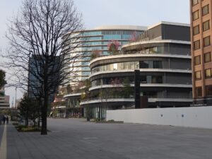 熊本桜町バスターミナル 熊本城方向から撮影