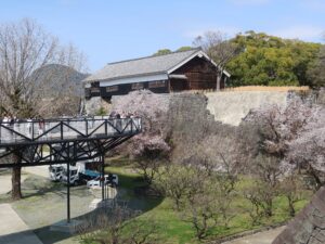 熊本城 観覧者用通路