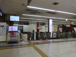 近鉄奈良線 大阪上本町駅 地下東改札口