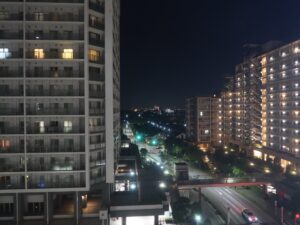 東葉高速鉄道 八千代緑が丘駅周辺のマンション街 アパホテル 千葉八千代緑が丘から撮影