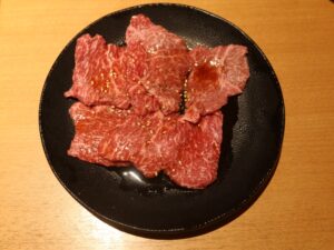 和牛ロース ザ・グランドスパ南大門にて