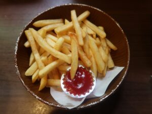 ポテトフライ つくば温泉 喜楽里別邸にて