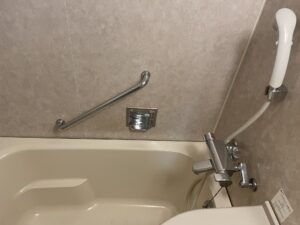 横須賀 セントラルホテル ダブルルーム バスタブとシャワー