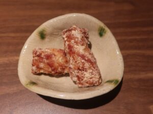 鰻のかまどめし 鶏の竜田揚げ 湯けむり天然秘湯 龍泉の湯にて