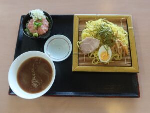 つけ麺セット 太平洋健康センター 勿来温泉 関の湯にて