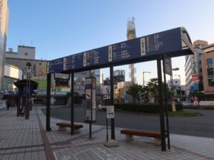 山形交通 山形駅前バスターミナル 4番乗り場