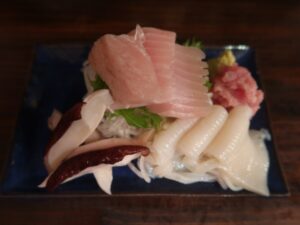 刺身盛り合わせ 山形 串焼き神社にて