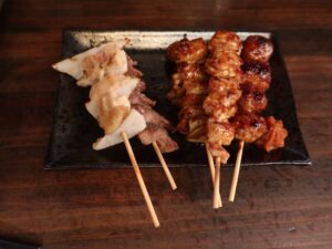 焼き鳥5本盛り合わせ 山形 串焼き神社にて