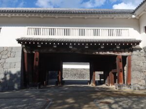 山形 霞城公園 山形城跡 二ノ丸東大手門 内側