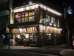山形 串焼き神社 建物