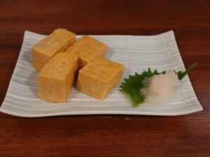 厚焼き玉子 居酒屋母家にて