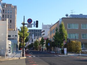 山形の繁華街 本町交差点