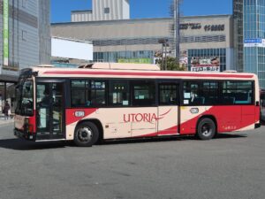 山交バス 普通の塗色 山形駅前にて