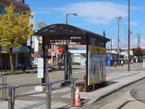 JR山形線 新庄駅 西口 バス乗り場