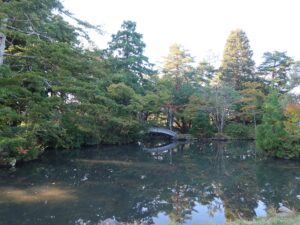 新庄城址 最上公園 心字池