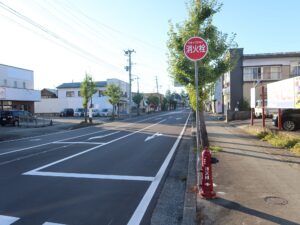 山形 新庄の繁華街 こぶとり爺さまとおり