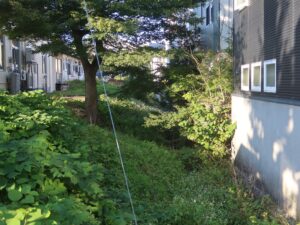 山形 新庄の繁華街 新庄城址 二の堀跡